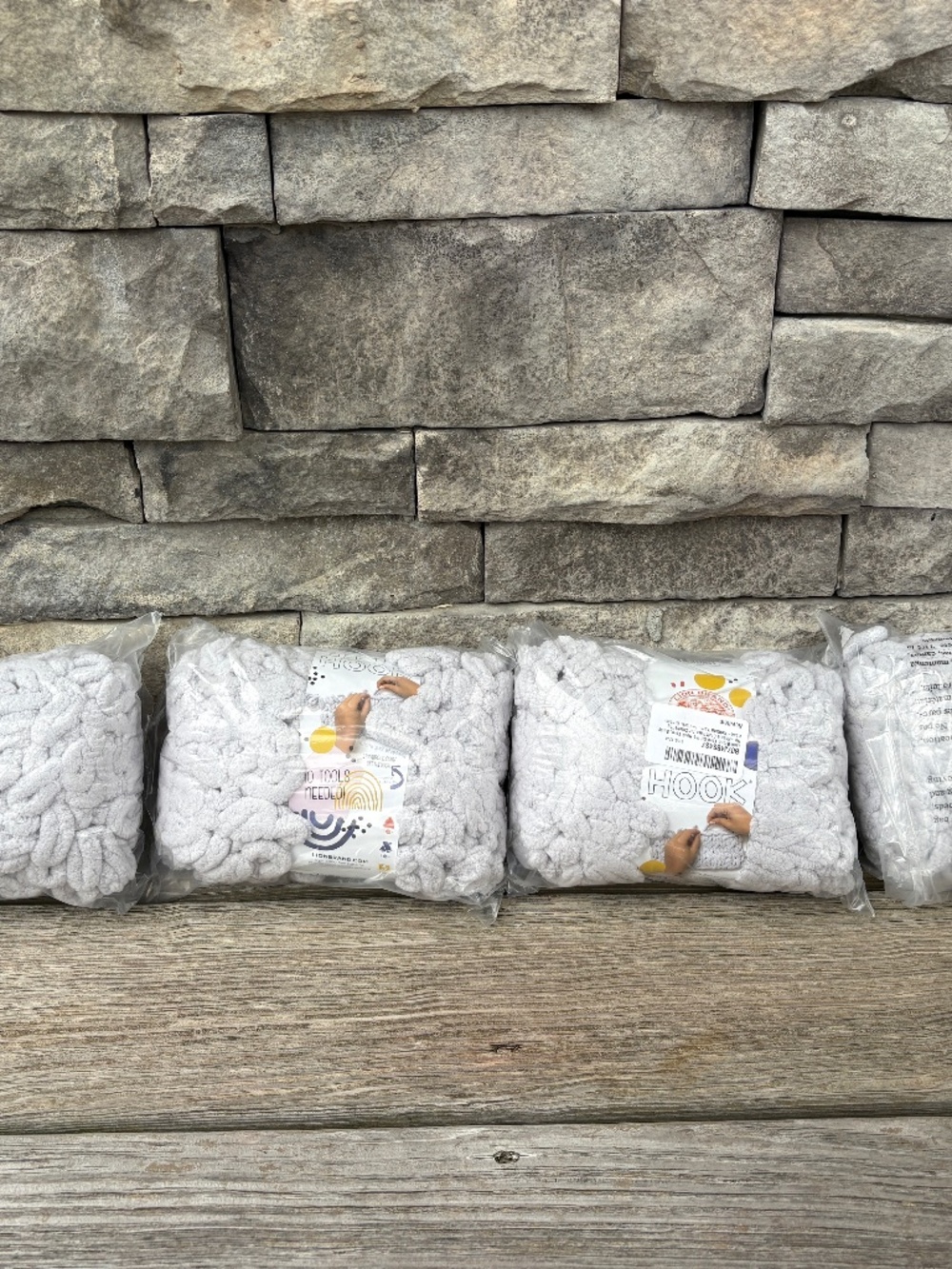 Lion Brand Yarn Off The Hook Loop Yarn - Dreamy, 4 Packs